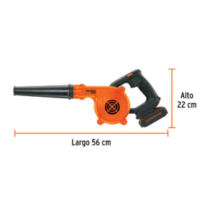 Sopladora para taller, 20V, 1 bateria 2Ah, PRO