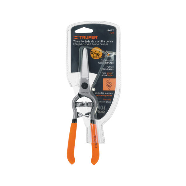 Tijera para poda 8", cuchilla curva