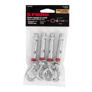 Pack de 4 Taquete expansivo armella cerrada 5/16