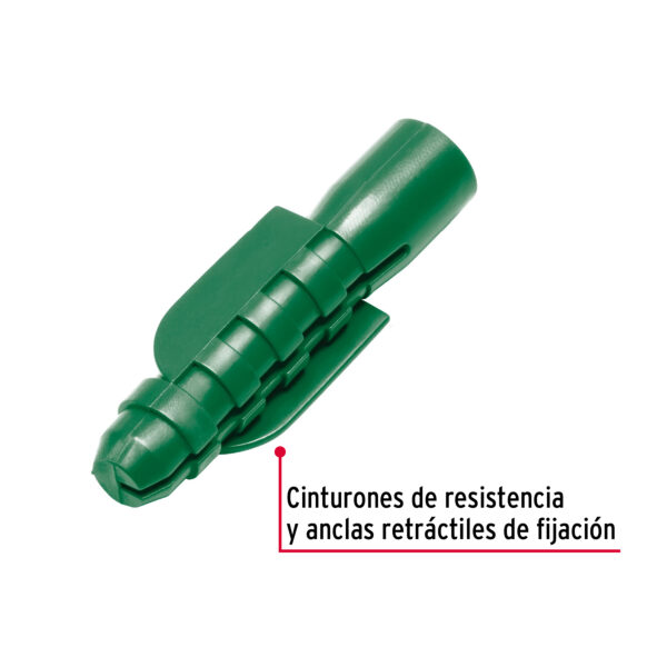 Bolsa con 20 taquetes de plastico 1/2', Fiero