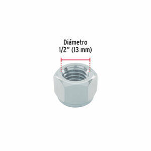 Bolsa con 50 tuercas de seguridad 1/2"