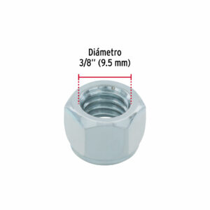 Bolsa con 100 tuercas de seguridad 3/8" FIERO