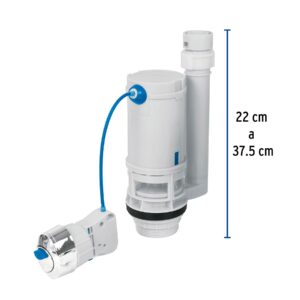 Valvula de descarga sistema dual para tanque bajo