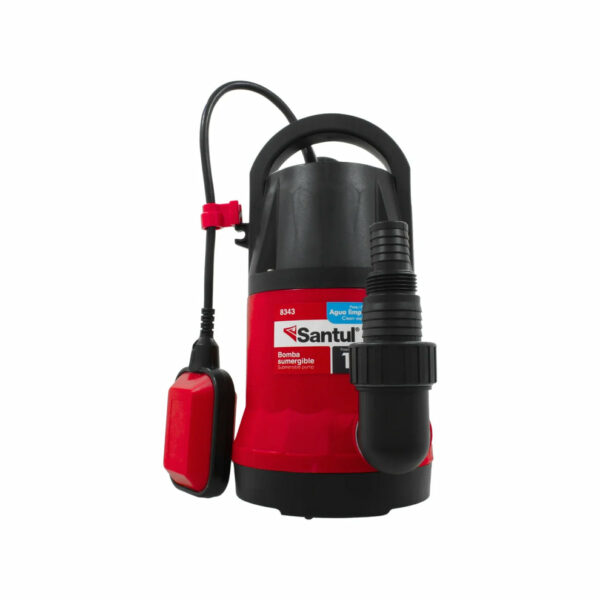 Bomba sumergible plastica para agua limpia 1hp