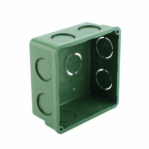 Caja Tipo Chalupa de Plastico de 3x3" de 1/2"