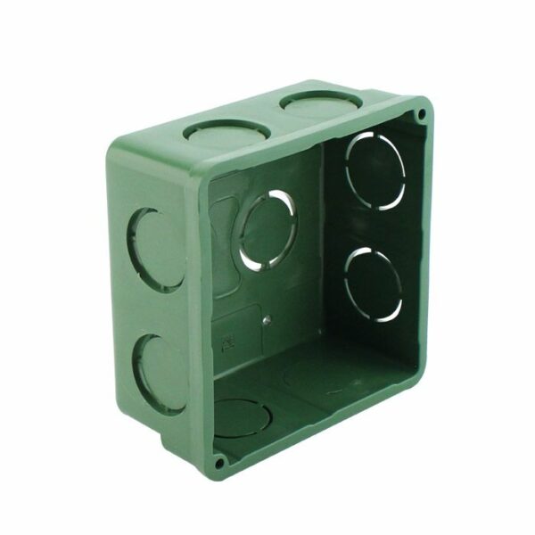 Caja Tipo Chalupa de Plastico de 3x3" de 1/2"