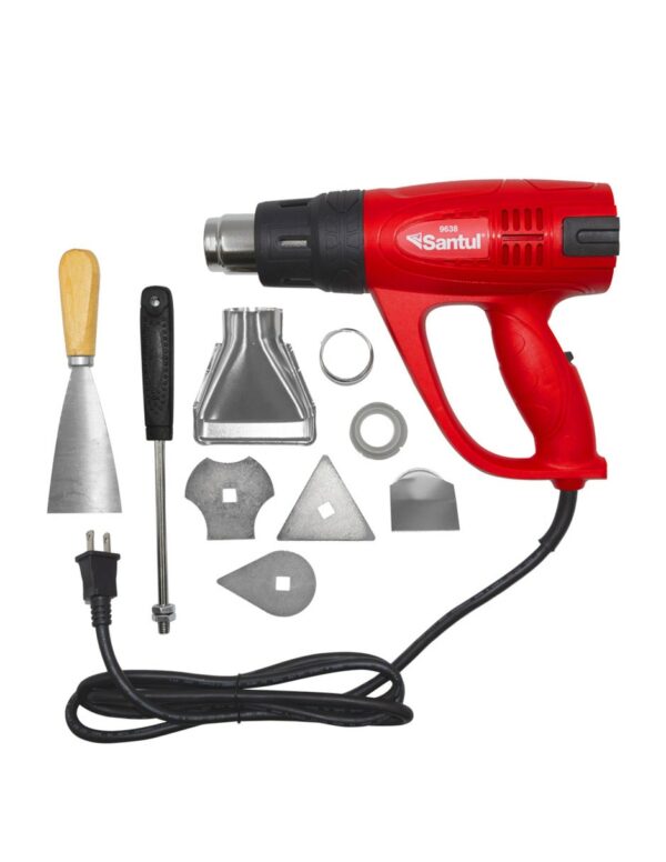 Pistola de calor Profesional Con accesorios y Estuche