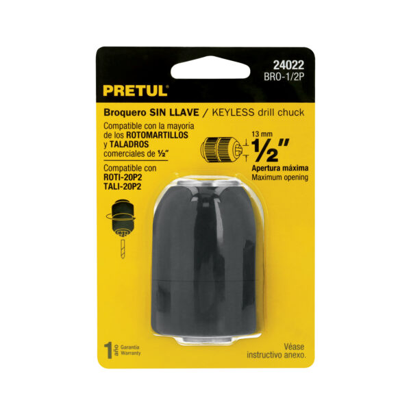 Broquero sin llave 1/2" Pretul