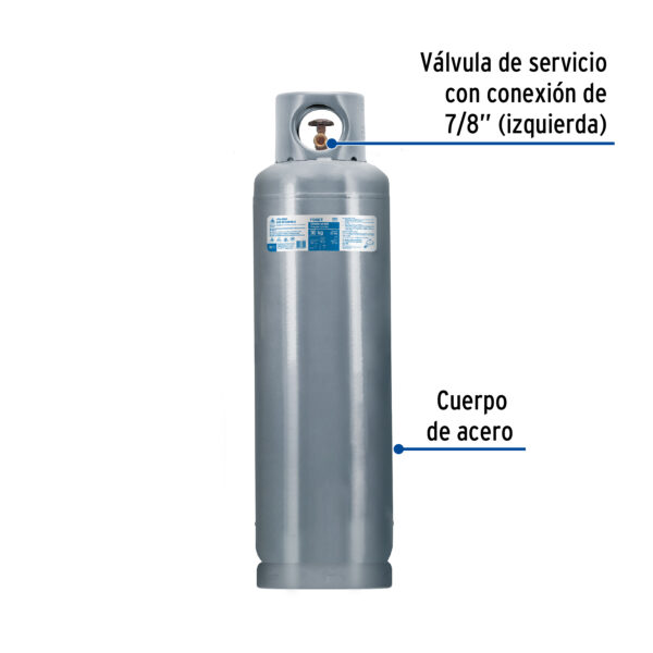 Cilindro portatil para gas LP, 30kg (66lb) Foset