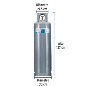 Cilindro portatil para gas LP, 30kg (66lb) Foset