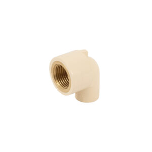 Codo pipa 90° CPVC inserto laton 1/2"
