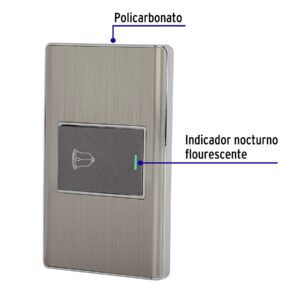 Placa armada Timbre Lisboa Acero Inoxidable