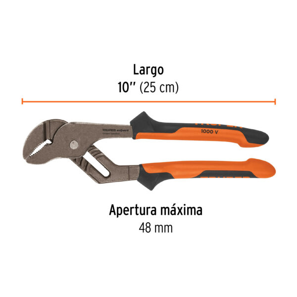 Pinzas de extension 10", mango comfort grip