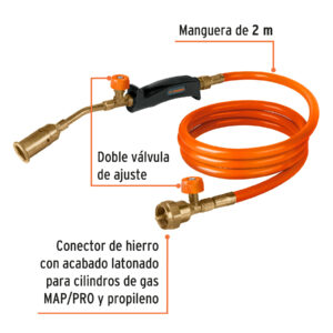 Soplete para soldar, con manguera