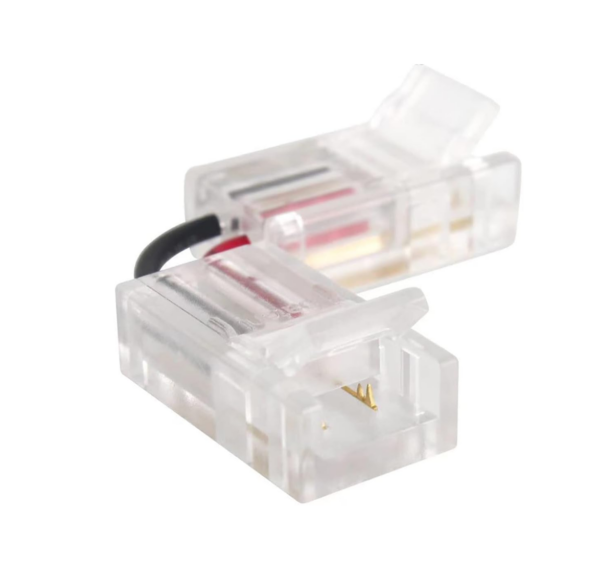 Conector Esquinero para Tira LED 2 Cables de 8mm