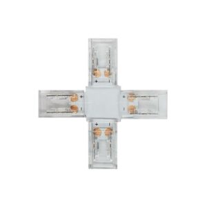 Conector Tipo X para Tira LED 2 Cables de 8mm