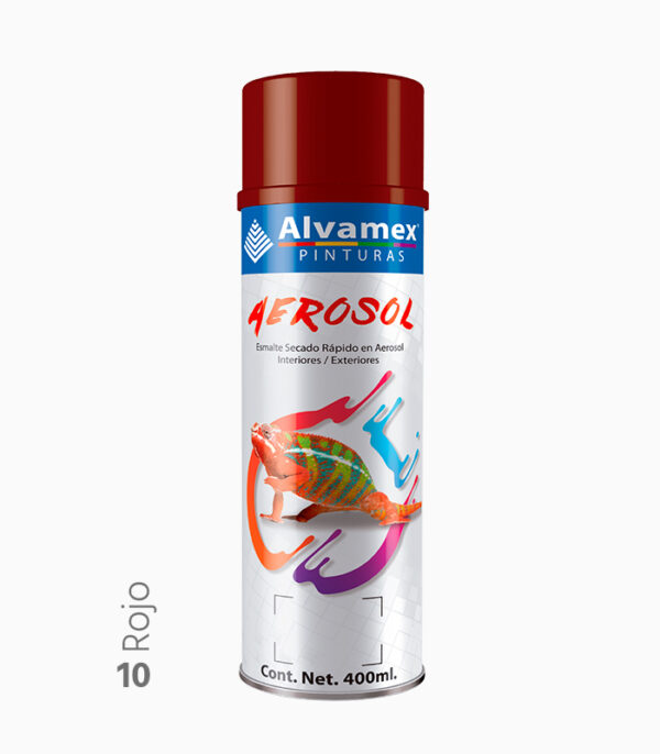 Pintura en aerosol Rojo Alvamex
