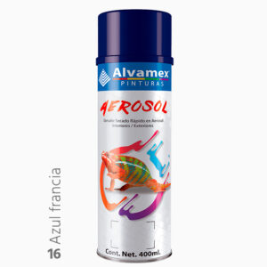 Pintura en aerosol Azul Francia Alvamex
