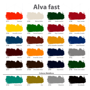 Litro Esmalte Azul Alva Fast