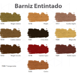 Barniz Entintado Nogal Oscuro 500ml SR