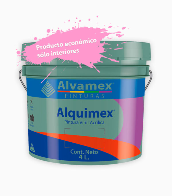 Galon Pintura Alquimex Economica Blanco 4L