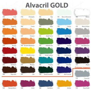 Pintura Vinilica Alvacril Plastificada Sanitada Azul Rey 1L