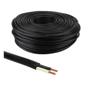 Rollo De 50m De Cable Uso Rudo 2x10 Calibre 10 Antiflama