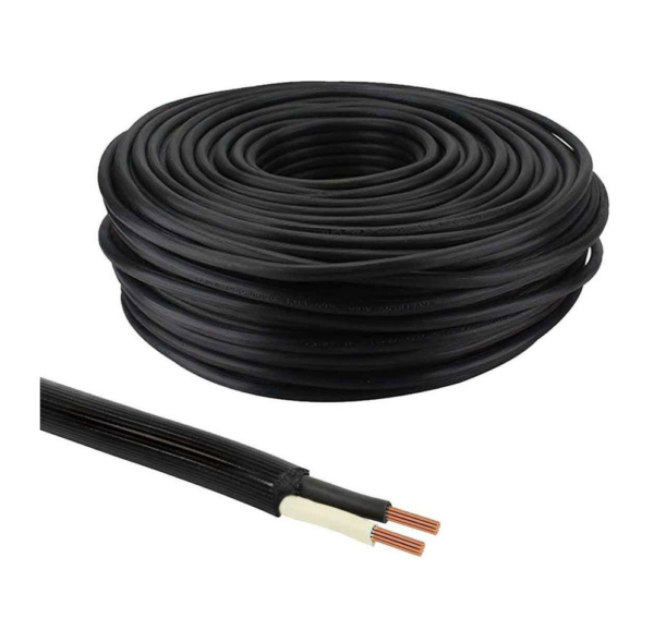 Rollo De 100m De Cable Uso Rudo 2x14 Calibre 14 Antiflama