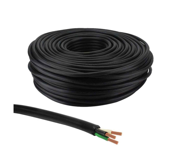 Rollo De 100m De Cable Uso Rudo 3x10 Calibre 10 Antiflama