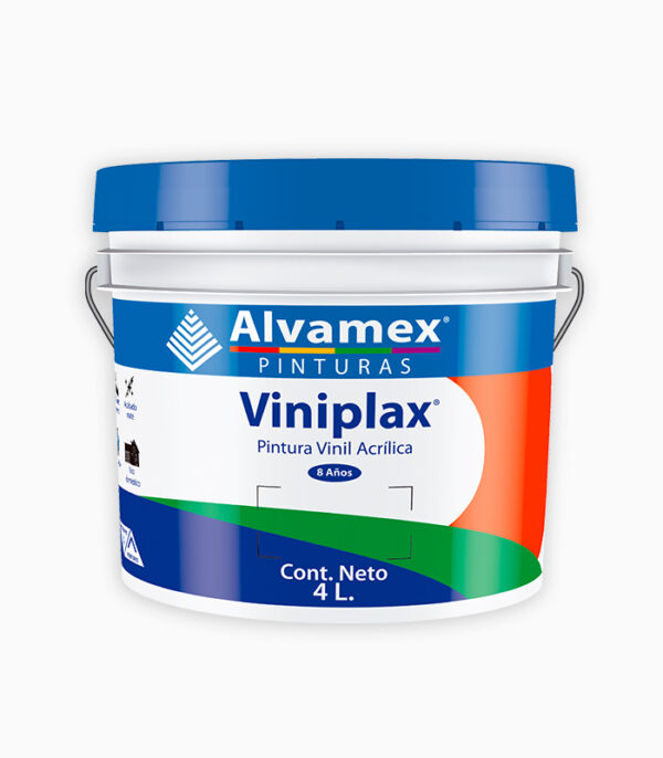 Galon Pintura Vinilica ViniPlax Negro 4L