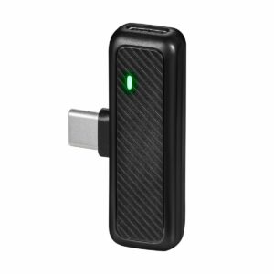 Set de 2 micrófonos de solapa lavalier Recargables USB Tipo C