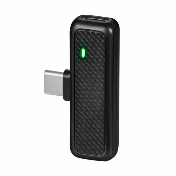 Set de 2 micrófonos de solapa lavalier Recargables USB Tipo C