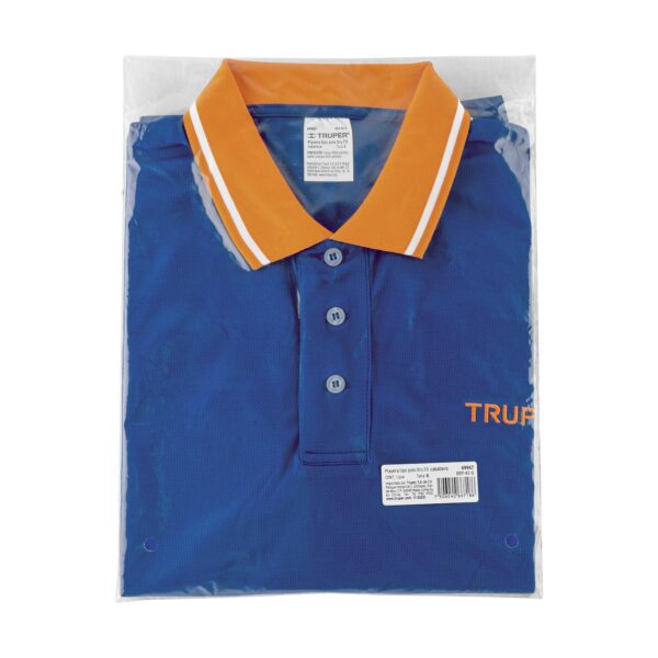 Playera tipo polo, dry fit, azul, para caballero, talla G