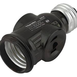 Portalampara socket doble contacto