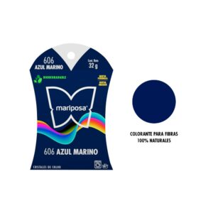 Colorante para Ropa Azul Marino Mariposa 606