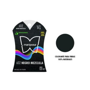 Colorante para Ropa Negro Mezclilla Mariposa 602