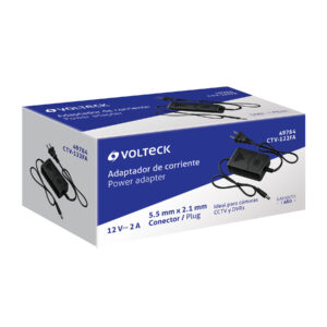 Fuente de Alimentacion Eliminador 12V 2A Volteck