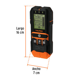 Multi-Detector de materiales detras de muros, 12 cm.