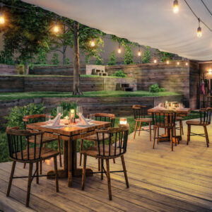 Serie de 24 luces de LED vi tage para exterior de 14.6m