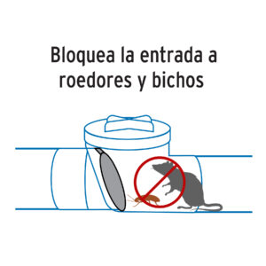 Valvula check de ABS, 4"