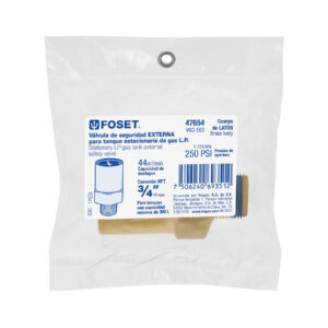 Valvula externa de seguridad para tanque estacionario,3/4