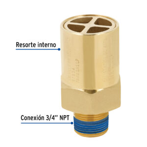 Valvula externa de seguridad para tanque estacionario,3/4"