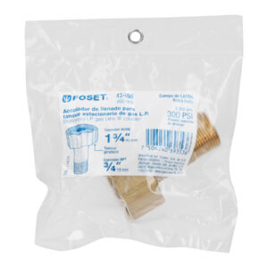 Acoplador llenado p/tanque estacionario,ACME 1-3/4x3/4