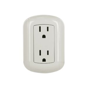 Contacto de sobreponer duplex 2 polos tierra