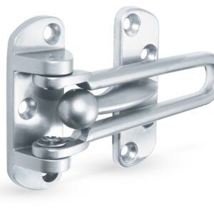 Pasador abatible para puerta abatible Reforzado cromado 10cm