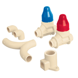 CPVC - Kit de instalacion para regadera, sin manerales