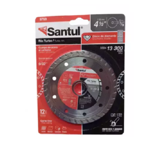 Disco de diamante 4-1/2" 2.2mm Loseta Piedra Concreto Rin turbo
