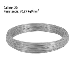 Alambre galvanizado, calibre 20