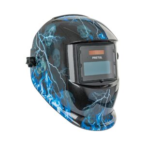 Careta electronica p/soldar, rayos, sombra 9 a 13, PRETUL