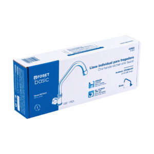 Llave individual cuello corto para Fregadero